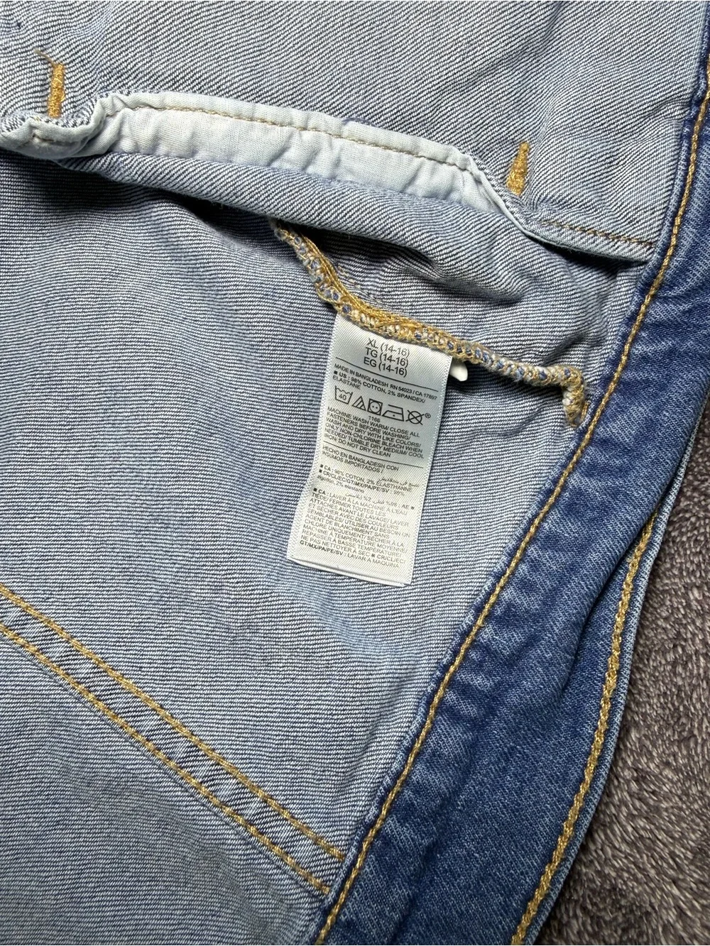Old Navy Blue Kids Denim Jacket - Button-Front Jean Jacket